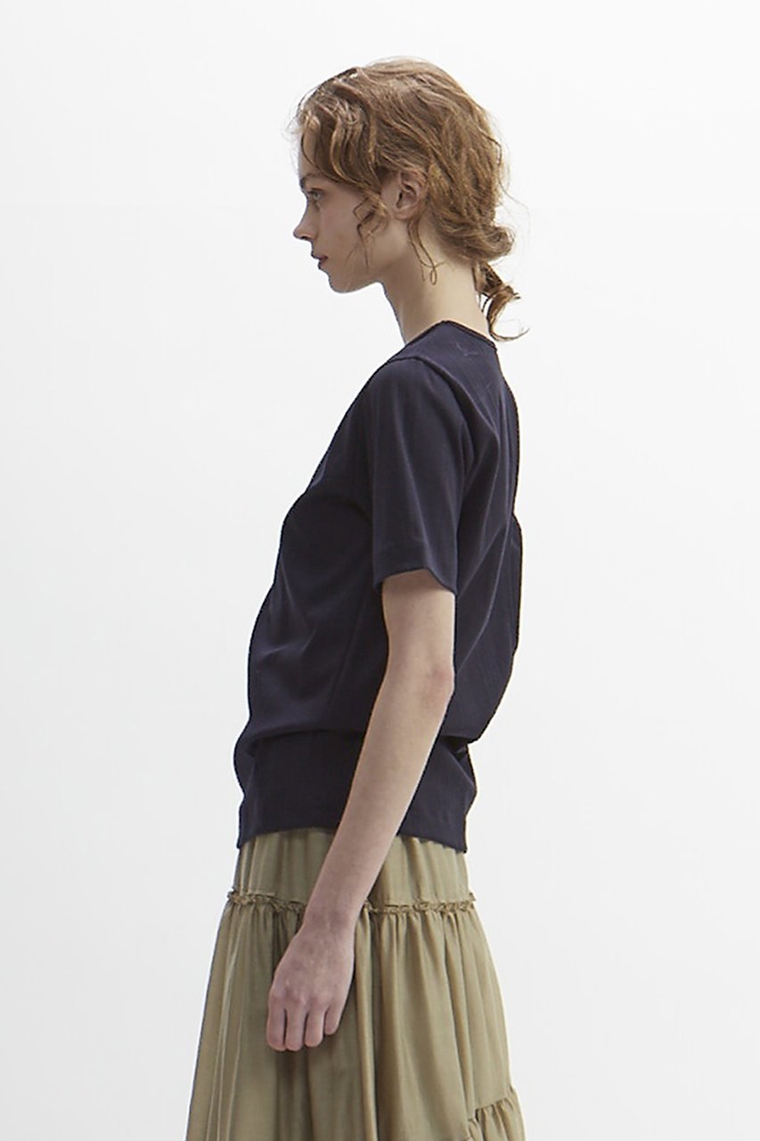 【プレインピープル/PLAIN PEOPLE】のリブデザインプルオーバー 人気、トレンドファッション・服の通販 founy(ファニー) 　ファッション　Fashion　レディースファッション　Fashion for Women　トップス・カットソー　Cut & Sew Tops　シャツ・ブラウス・オフィスカジュアル　Elegant Blouses & Button-Ups　ロングTシャツ・Tシャツ　Longline T-Shirts & Tees　カジュアルプルオーバー・ニットトップス　Pullovers & Knit Tops / Casual Pullovers　カットソー・ベーシックTシャツ　Cut-and-Sewn Tops / Stretch Tees & Basics　アシンメトリー　Asymmetrical Style　カッティング　Cutting Detail　ショルダー　Shoulder, Shoulder Strap　ショート　Short, Short Length　スリーブ　Sleeve, Long Sleeve / Short Sleeve　フィット　Fit, Slim Fit　ランダム　Random, Irregular　再入荷　Restock / Back in Stock　other-3|ID: prp329100004607032 ipo3291000000032884203