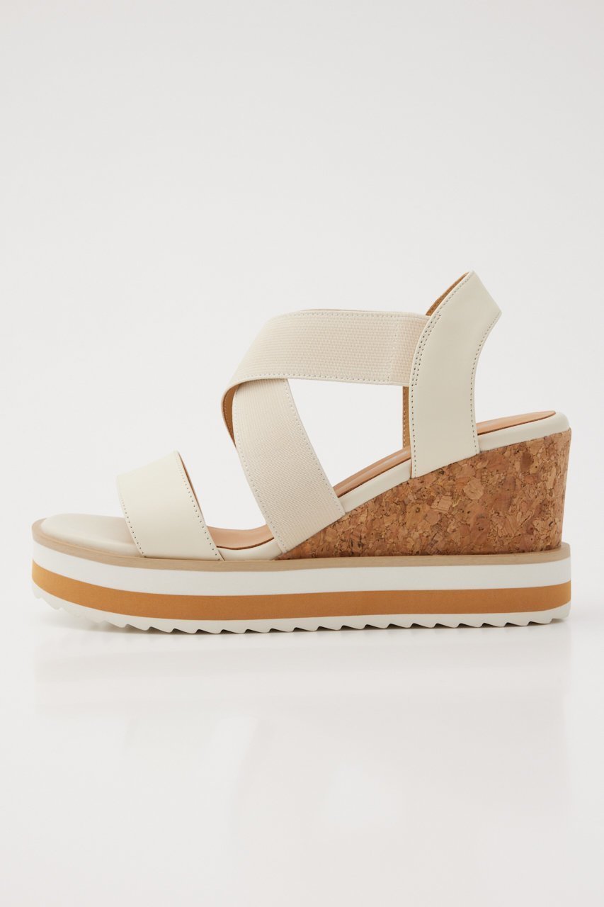 【スタッカート/STACCATO】のラジャクロスベルトコルクヒールサンダル 人気、トレンドファッション・服の通販 founy(ファニー) 　ファッション　Fashion　レディースファッション　Fashion for Women　ベルト&ウエストマーク　Belts & Waist Accessories　コルク　Cork, Cork Material　サンダル　Sandals, Summer Shoes　厚底　Platform Shoes　軽量　Lightweight, Ultra Light　other-2|ID: prp329100004607040 ipo3291000000032884445