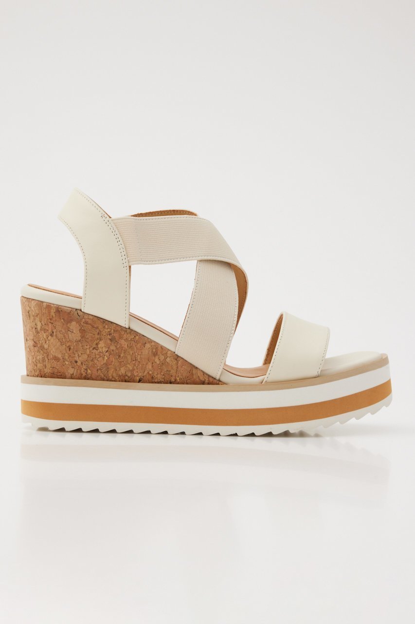 【スタッカート/STACCATO】のラジャクロスベルトコルクヒールサンダル 人気、トレンドファッション・服の通販 founy(ファニー) 　ファッション　Fashion　レディースファッション　Fashion for Women　ベルト&ウエストマーク　Belts & Waist Accessories　コルク　Cork, Cork Material　サンダル　Sandals, Summer Shoes　厚底　Platform Shoes　軽量　Lightweight, Ultra Light　other-4|ID: prp329100004607040 ipo3291000000034940545