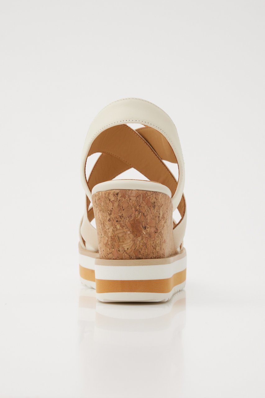 【スタッカート/STACCATO】のラジャクロスベルトコルクヒールサンダル 人気、トレンドファッション・服の通販 founy(ファニー) 　ファッション　Fashion　レディースファッション　Fashion for Women　ベルト&ウエストマーク　Belts & Waist Accessories　コルク　Cork, Cork Material　サンダル　Sandals, Summer Shoes　厚底　Platform Shoes　軽量　Lightweight, Ultra Light　other-5|ID: prp329100004607040 ipo3291000000034940546