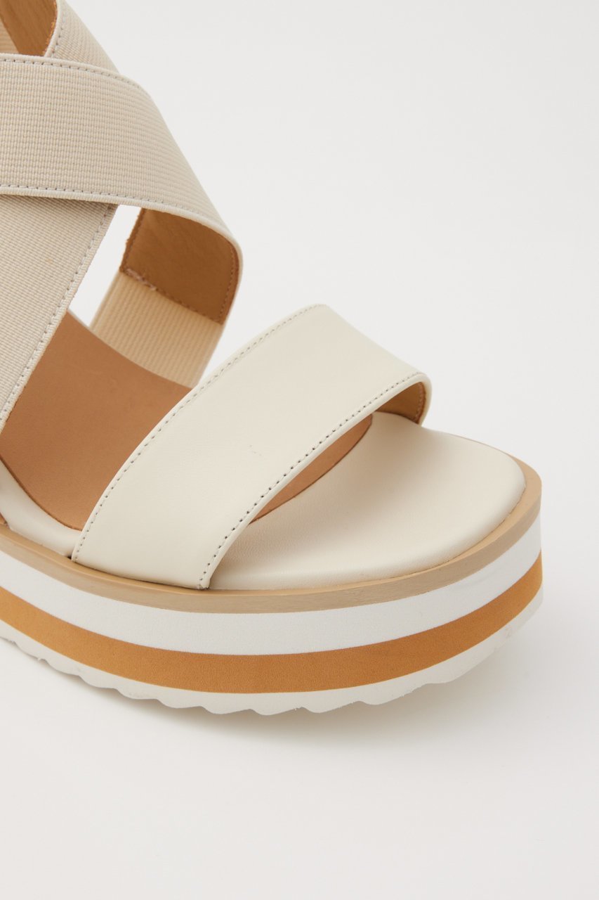 【スタッカート/STACCATO】のラジャクロスベルトコルクヒールサンダル 人気、トレンドファッション・服の通販 founy(ファニー) 　ファッション　Fashion　レディースファッション　Fashion for Women　ベルト&ウエストマーク　Belts & Waist Accessories　コルク　Cork, Cork Material　サンダル　Sandals, Summer Shoes　厚底　Platform Shoes　軽量　Lightweight, Ultra Light　other-7|ID: prp329100004607040 ipo3291000000034940548