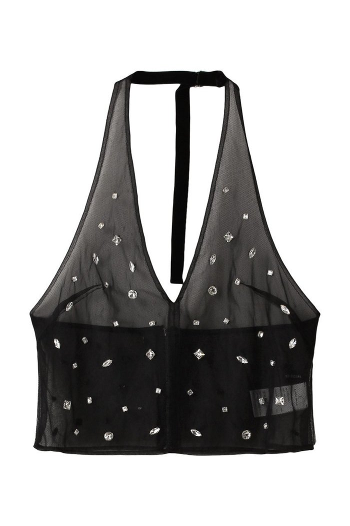 【メゾンスペシャル/MAISON SPECIAL】のHalter Neck Bijou Bustier/ホルターネックビジュービスチェ インテリア・キッズ・メンズ・レディースファッション・服の通販 founy(ファニー) https://founy.com/ ファッション Fashion レディースファッション Fashion for Women トップス・カットソー Cut & Sew Tops キャミソール&ノースリーブ Camisoles & Sleeveless Tops シャツ・ブラウス・オフィスカジュアル Elegant Blouses & Button-Ups ビスチェ Bustiers & Corset Tops / Layered Bustier Style おすすめ Recommended / Our Picks アクセサリー Fashion Accessories グラフィック Graphic, Graphic Design シアー Sheer, See-Through ノースリーブ Sleeveless, No-Sleeve ビジュー Bijou, Jewel-like Accent ビスチェ Bustier, Corset Top |ID: prp329100004607052 ipo3291000000032884611