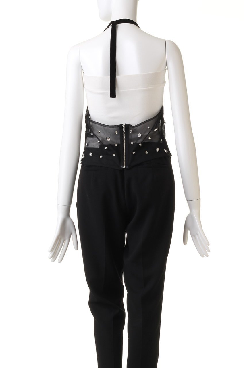 【メゾンスペシャル/MAISON SPECIAL】のHalter Neck Bijou Bustier/ホルターネックビジュービスチェ 人気、トレンドファッション・服の通販 founy(ファニー) 　ファッション　Fashion　レディースファッション　Fashion for Women　トップス・カットソー　Cut & Sew Tops　キャミソール&ノースリーブ　Camisoles & Sleeveless Tops　シャツ・ブラウス・オフィスカジュアル　Elegant Blouses & Button-Ups　ビスチェ　Bustiers & Corset Tops / Layered Bustier Style　おすすめ　Recommended / Our Picks　アクセサリー　Fashion Accessories　グラフィック　Graphic, Graphic Design　シアー　Sheer, See-Through　ノースリーブ　Sleeveless, No-Sleeve　ビジュー　Bijou, Jewel-like Accent　ビスチェ　Bustier, Corset Top　other-4|ID: prp329100004607052 ipo3291000000032884638