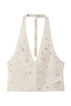 【メゾンスペシャル/MAISON SPECIAL】のHalter Neck Bijou Bustier/ホルターネックビジュービスチェ IVR(アイボリー)|ID: prp329100004607052 ipo3291000000034909392