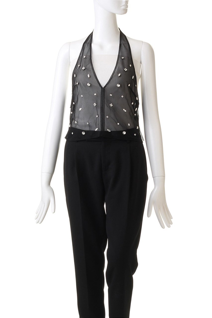 【メゾンスペシャル/MAISON SPECIAL】のHalter Neck Bijou Bustier/ホルターネックビジュービスチェ 人気、トレンドファッション・服の通販 founy(ファニー) ファッション Fashion レディースファッション Fashion for Women トップス・カットソー Cut & Sew Tops キャミソール&ノースリーブ Camisoles & Sleeveless Tops シャツ・ブラウス・オフィスカジュアル Elegant Blouses & Button-Ups ビスチェ Bustiers & Corset Tops / Layered Bustier Style おすすめ Recommended / Our Picks アクセサリー Fashion Accessories グラフィック Graphic, Graphic Design シアー Sheer, See-Through ノースリーブ Sleeveless, No-Sleeve ビジュー Bijou, Jewel-like Accent ビスチェ Bustier, Corset Top other-2|ID: prp329100004607052 ipo3291000000034909393