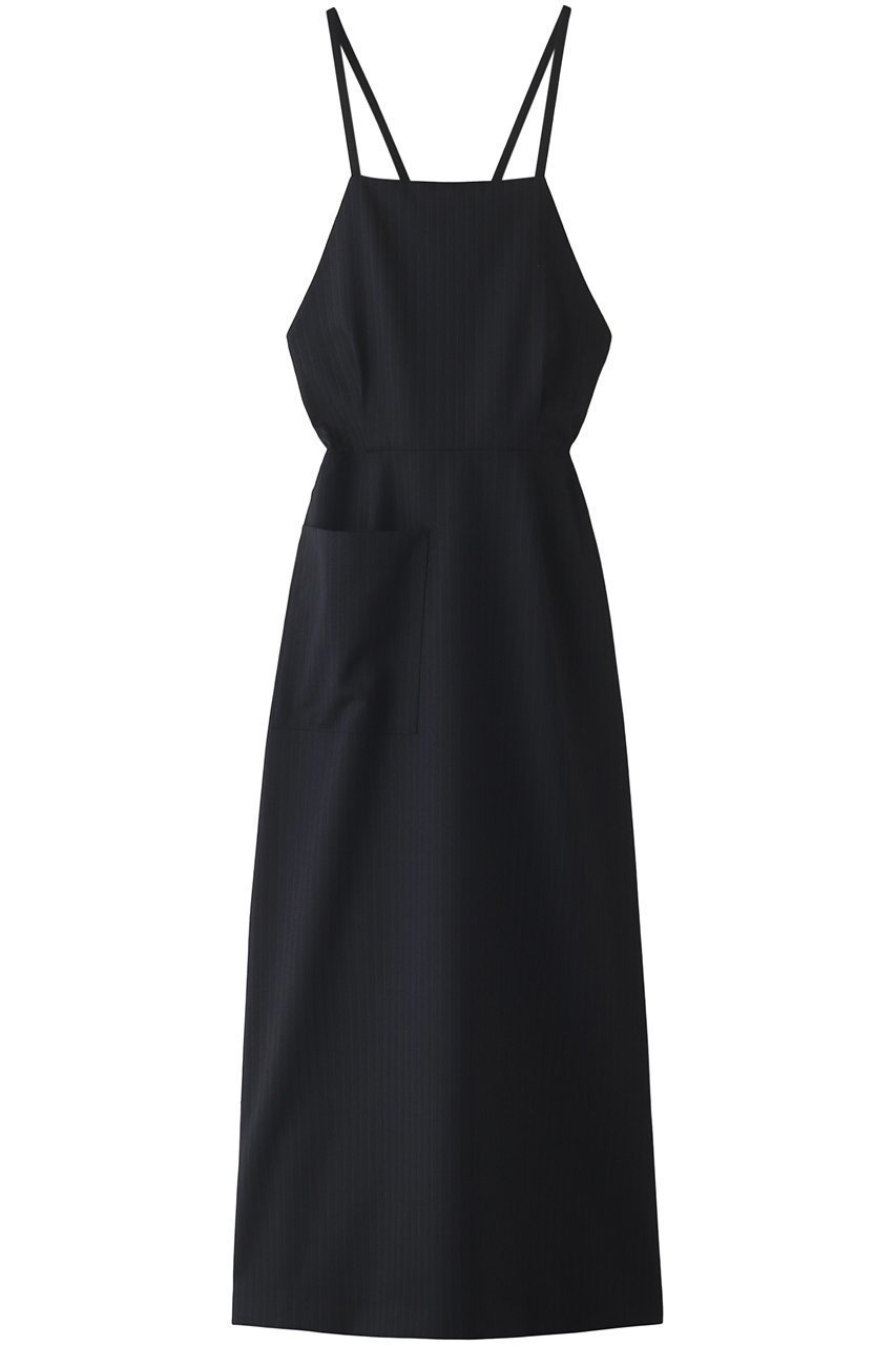 【ランバン オン ブルー/LANVIN en Bleu】のエプロンサロペットワンピース 人気、トレンドファッション・服の通販 founy(ファニー) 　ファッション　Fashion　レディースファッション　Fashion for Women　ワンピース　Dresses　チュニック　Tunic Tops & Dresses　サロペット&オールインワン　Dungarees & Jumpsuit Styles　インナー　Innerwear　スリット　Slit, Slit Detail　スーツ　Suit, Formalwear　チュニック　Tunic, Long Top　フィット　Fit, Slim Fit　ロング　Long, Long-Length　 other-1|ID: prp329100004607071 ipo3291000000032884841