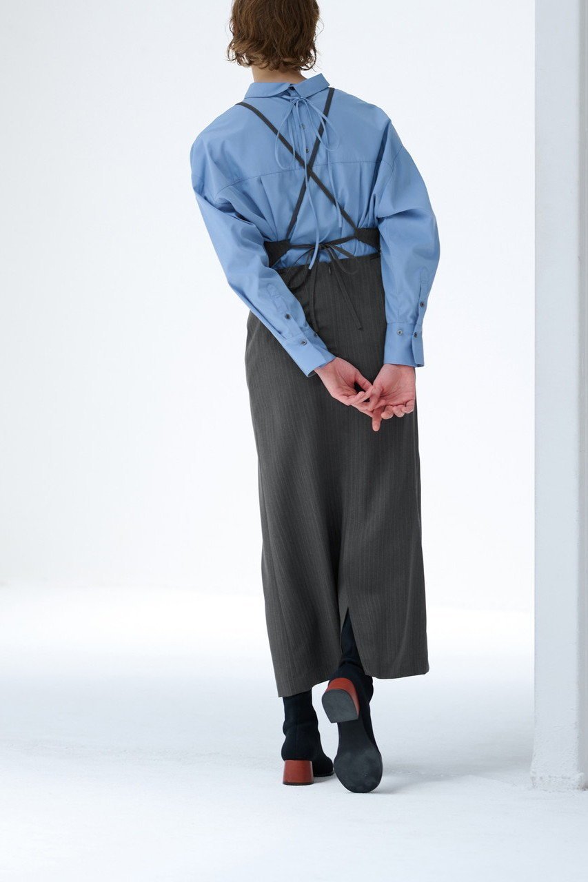 【ランバン オン ブルー/LANVIN en Bleu】のエプロンサロペットワンピース 人気、トレンドファッション・服の通販 founy(ファニー) 　ファッション　Fashion　レディースファッション　Fashion for Women　ワンピース　Dresses　チュニック　Tunic Tops & Dresses　サロペット&オールインワン　Dungarees & Jumpsuit Styles　インナー　Innerwear　スリット　Slit, Slit Detail　スーツ　Suit, Formalwear　チュニック　Tunic, Long Top　フィット　Fit, Slim Fit　ロング　Long, Long-Length　other-8|ID: prp329100004607071 ipo3291000000032884880