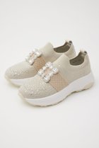 【スタッカート/STACCATO】のロロバックルベルトニットコンビスリッポン ベージュ|ID: prp329100004607077 ipo3291000000032884955