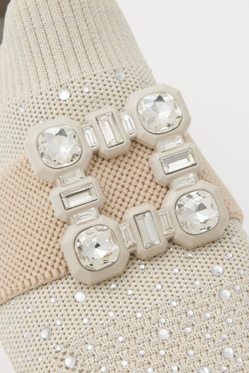 【スタッカート/STACCATO】のロロバックルベルトニットコンビスリッポン 人気、トレンドファッション・服の通販 founy(ファニー) 　ファッション　Fashion　レディースファッション　Fashion for Women　トップス・カットソー　Cut & Sew Tops　ニット　Knit Tops & Sweaters　ベルト&ウエストマーク　Belts & Waist Accessories　クリスタル　Crystal, Swarovski　ストーン　Stone, Gem-Like　スニーカー　Sneakers, Trainers　スリッポン　Slip-On, Loafer　軽量　Lightweight, Ultra Light　other-8|ID: prp329100004607077 ipo3291000000034940561