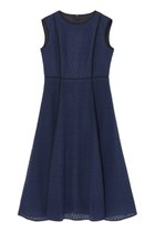 【アナイ/ANAYI】のジオメ起毛レースフレア ワンピース ブルー系|ID: prp329100004607080 ipo3291000000032884982