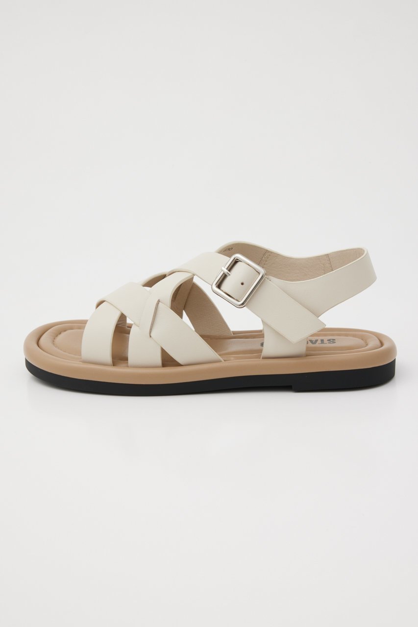 【スタッカート/STACCATO】のグラディエータースマッシュサンダル 人気、トレンドファッション・服の通販 founy(ファニー) 　ファッション　Fashion　レディースファッション　Fashion for Women　おすすめ　Recommended / Our Picks　クッション　Cushion, Throw Pillow　サンダル　Sandals, Summer Shoes　フラット　Flat, Flat Shoes　other-2|ID: prp329100004607086 ipo3291000000034940565