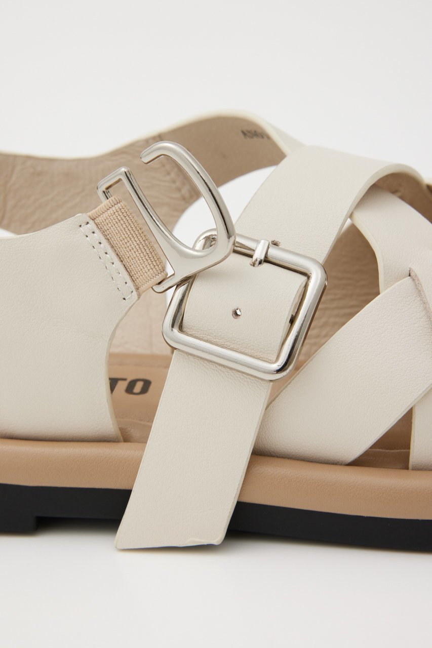 【スタッカート/STACCATO】のグラディエータースマッシュサンダル 人気、トレンドファッション・服の通販 founy(ファニー) 　ファッション　Fashion　レディースファッション　Fashion for Women　おすすめ　Recommended / Our Picks　クッション　Cushion, Throw Pillow　サンダル　Sandals, Summer Shoes　フラット　Flat, Flat Shoes　other-8|ID: prp329100004607086 ipo3291000000034940571