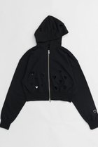 【メゾンスペシャル/MAISON SPECIAL】のMany Heart Cutouts Hoodie/メニーハートパーカー BLK(ブラック)|ID: prp329100004607092 ipo3291000000032885146