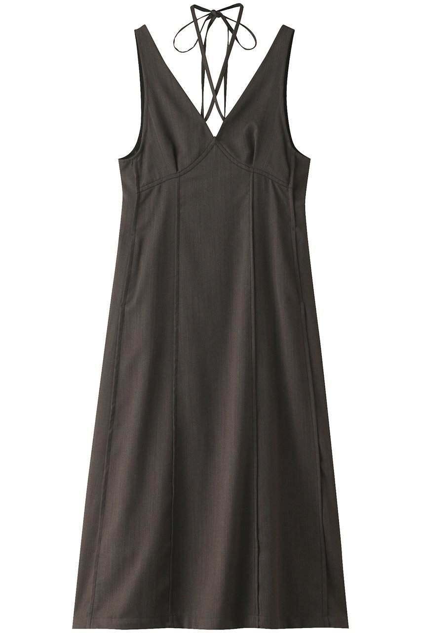 【ランバン オン ブルー/LANVIN en Bleu】のメランジウールキャミソールワンピース 人気、トレンドファッション・服の通販 founy(ファニー) 　ファッション　Fashion　レディースファッション　Fashion for Women　ワンピース　Dresses　チュニック　Tunic Tops & Dresses　キャミソール　Camisole, Spaghetti Strap Top　チュニック　Tunic, Long Top　ファブリック　Fabric, Textile　ベーシック　Basic, Essential　ロング　Long, Long-Length　無地　Plain, Solid Color　 other-1|ID: prp329100004607094 ipo3291000000032885180