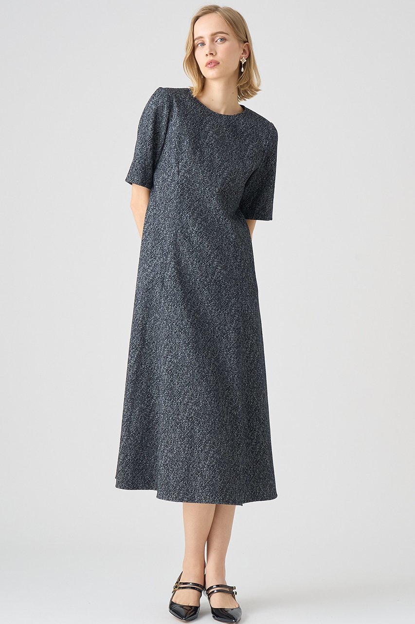 【アナイ/ANAYI】のストレッチジャガードフレア ワンピース 人気、トレンドファッション・服の通販 founy(ファニー) 　ファッション　Fashion　レディースファッション　Fashion for Women　ワンピース　Dresses　チュニック　Tunic Tops & Dresses　カッティング　Cutting Detail　ストレッチ　Stretch, Stretchy Fabric　チュニック　Tunic, Long Top　ツイード／ツィード　Choker, Choker Necklace　ツイード　Twill, Twill Weave　ロング　Long, Long-Length　エレガント 上品　Elegant　秋　Autumn　A/W・秋冬　Autumn/Winter　other-7|ID: prp329100004607103 ipo3291000000032885383