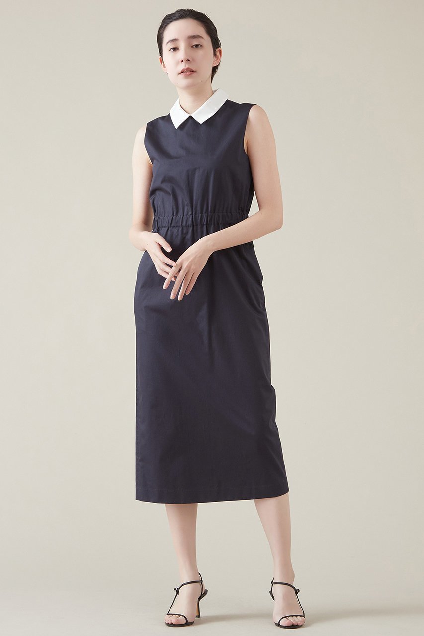 【マルティニーク/martinique】の襟付きワンピース 人気、トレンドファッション・服の通販 founy(ファニー) 　ファッション　Fashion　レディースファッション　Fashion for Women　ワンピース　Dresses　チュニック　Tunic Tops & Dresses　おすすめ　Recommended / Our Picks　サテン　Satin, Glossy Fabric　チュニック　Tunic, Long Top　other-2|ID: prp329100004607110 ipo3291000000032885486