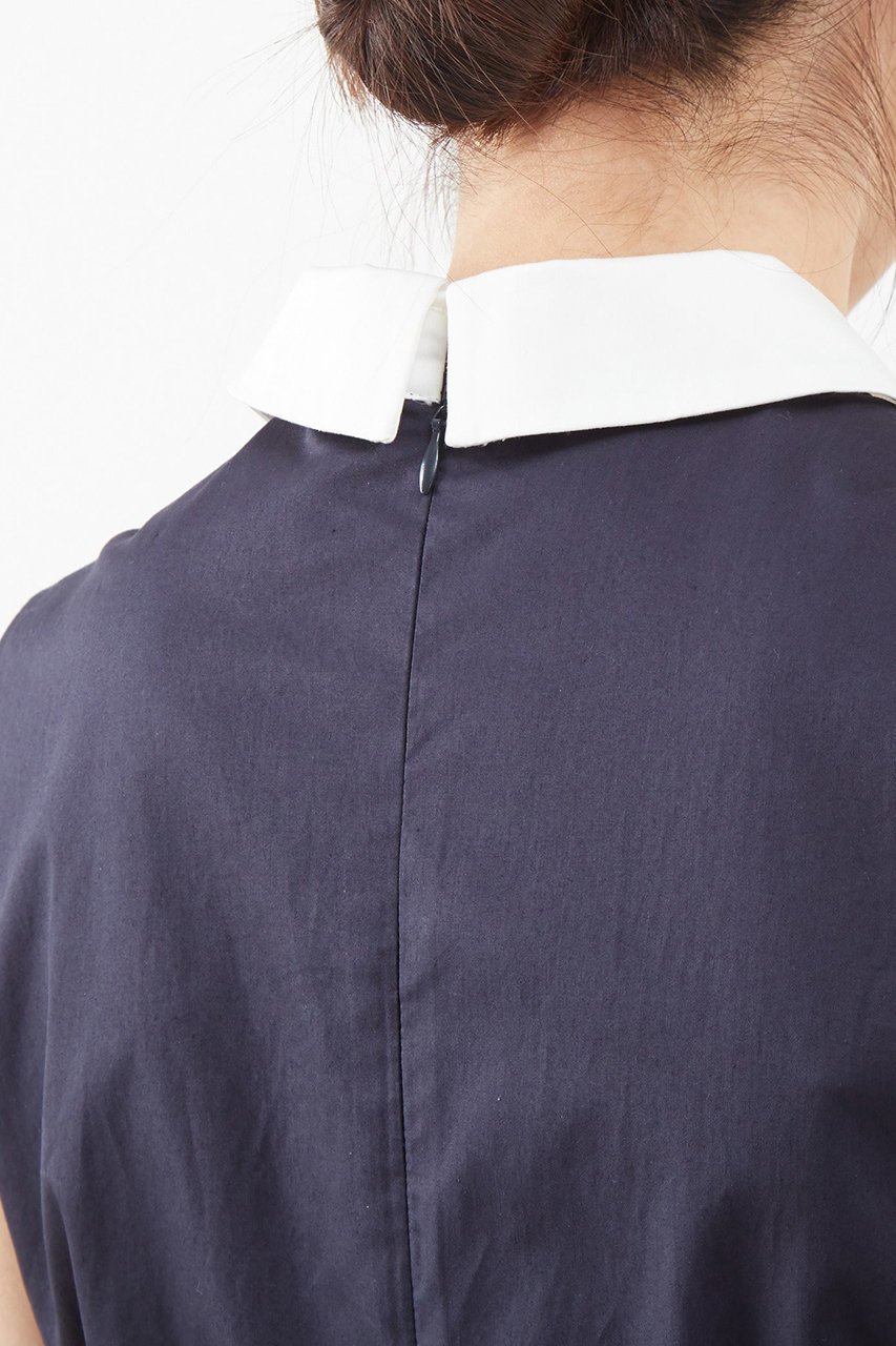 【マルティニーク/martinique】の襟付きワンピース 人気、トレンドファッション・服の通販 founy(ファニー) 　ファッション　Fashion　レディースファッション　Fashion for Women　ワンピース　Dresses　チュニック　Tunic Tops & Dresses　おすすめ　Recommended / Our Picks　サテン　Satin, Glossy Fabric　チュニック　Tunic, Long Top　other-8|ID: prp329100004607110 ipo3291000000032885513
