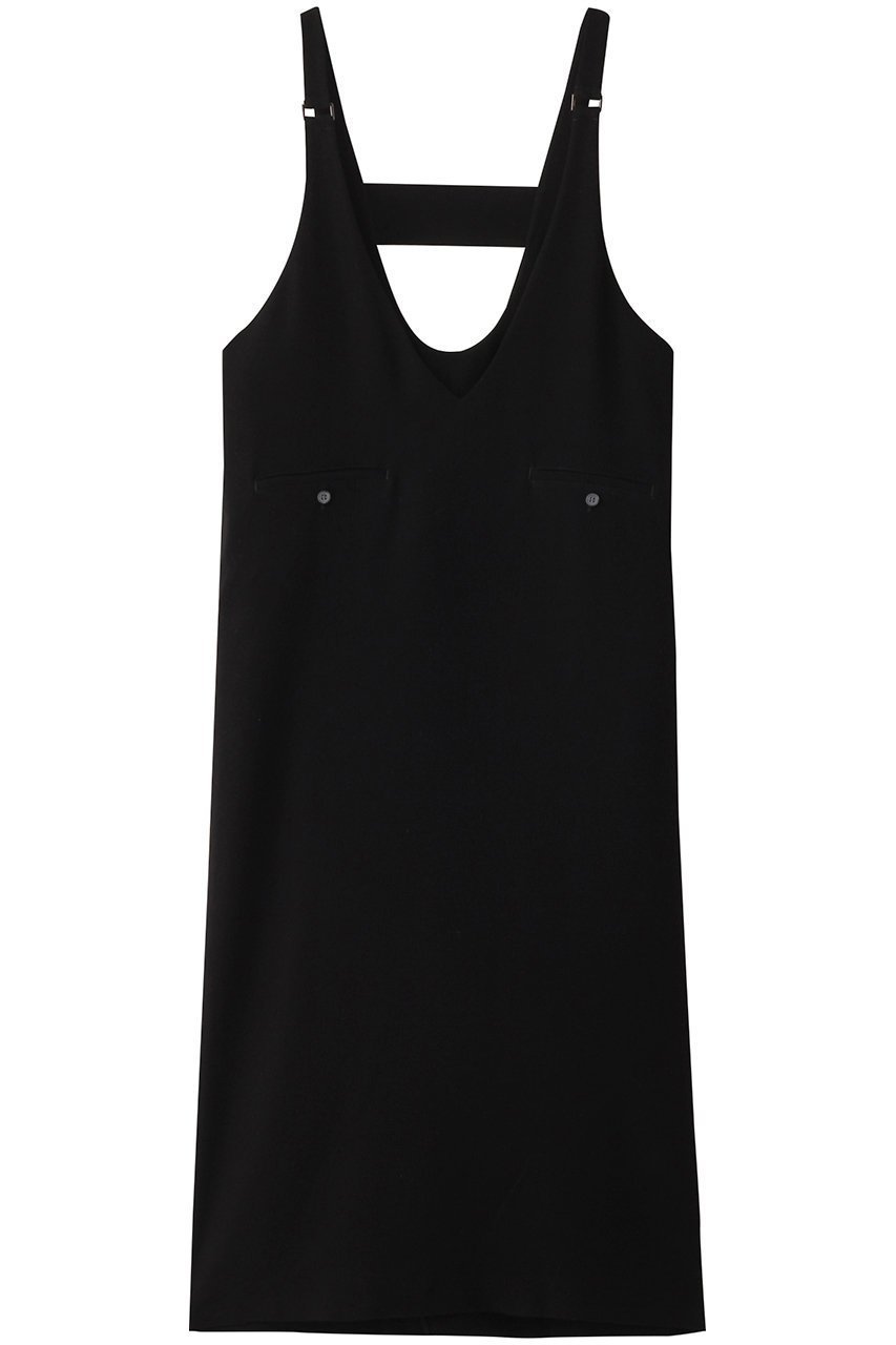 【リムアーク/RIM.ARK】のRefined jumper SK/スカート インテリア・キッズ・メンズ・レディースファッション・服の通販 founy(ファニー) 　ファッション　Fashion　レディースファッション　Fashion for Women　スカート　Skirts　ワンピース　Dresses　インナー　Innerwear　クール　Cool, Chic　ショルダー　Shoulder, Shoulder Strap　チュニック　Tunic, Long Top　ファブリック　Fabric, Textile　フロント　Front, Front Design　マニッシュ　Mannish, Boyish　ロング　Long, Long-Length　エレガント 上品　Elegant　ブラック|ID: prp329100004607129 ipo3291000000034969427