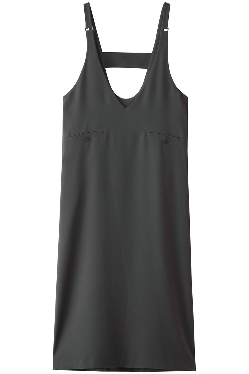 【リムアーク/RIM.ARK】のRefined jumper SK/スカート インテリア・キッズ・メンズ・レディースファッション・服の通販 founy(ファニー) 　ファッション　Fashion　レディースファッション　Fashion for Women　スカート　Skirts　ワンピース　Dresses　インナー　Innerwear　クール　Cool, Chic　ショルダー　Shoulder, Shoulder Strap　チュニック　Tunic, Long Top　ファブリック　Fabric, Textile　フロント　Front, Front Design　マニッシュ　Mannish, Boyish　ロング　Long, Long-Length　エレガント 上品　Elegant　ダークグレー|ID: prp329100004607129 ipo3291000000034969428