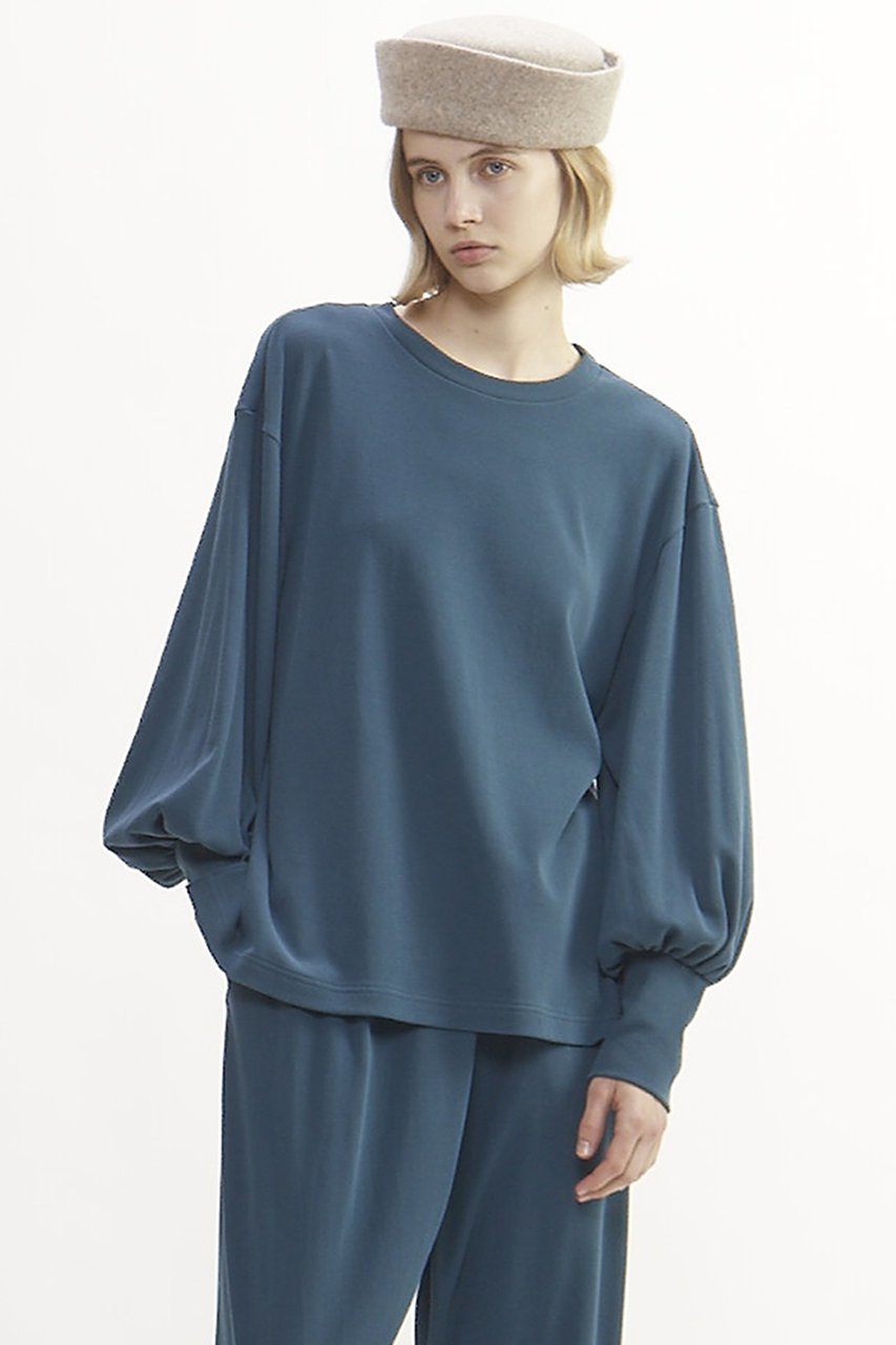 【プレインピープル/PLAIN PEOPLE】の強撚ハイウェットポンチプルオーバー 人気、トレンドファッション・服の通販 founy(ファニー) 　ファッション　Fashion　レディースファッション　Fashion for Women　トップス・カットソー　Cut & Sew Tops　シャツ・ブラウス・オフィスカジュアル　Elegant Blouses & Button-Ups　ロングTシャツ・Tシャツ　Longline T-Shirts & Tees　カジュアルプルオーバー・ニットトップス　Pullovers & Knit Tops / Casual Pullovers　カットソー・ベーシックTシャツ　Cut-and-Sewn Tops / Stretch Tees & Basics　ストレッチ　Stretch, Stretchy Fabric　スリーブ　Sleeve, Long Sleeve / Short Sleeve　ダブル　Double, Double-Breasted　ロング　Long, Long-Length　 other-1|ID: prp329100004607142 ipo3291000000035041437