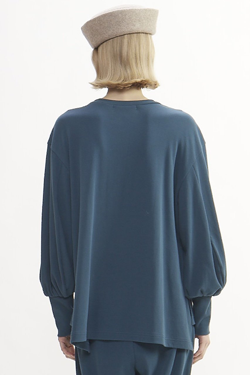 【プレインピープル/PLAIN PEOPLE】の強撚ハイウェットポンチプルオーバー 人気、トレンドファッション・服の通販 founy(ファニー) 　ファッション　Fashion　レディースファッション　Fashion for Women　トップス・カットソー　Cut & Sew Tops　シャツ・ブラウス・オフィスカジュアル　Elegant Blouses & Button-Ups　ロングTシャツ・Tシャツ　Longline T-Shirts & Tees　カジュアルプルオーバー・ニットトップス　Pullovers & Knit Tops / Casual Pullovers　カットソー・ベーシックTシャツ　Cut-and-Sewn Tops / Stretch Tees & Basics　ストレッチ　Stretch, Stretchy Fabric　スリーブ　Sleeve, Long Sleeve / Short Sleeve　ダブル　Double, Double-Breasted　ロング　Long, Long-Length　other-4|ID: prp329100004607142 ipo3291000000035041442