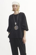 【プレインピープル/PLAIN PEOPLE】の強撚ハイウェットポンチプルオーバー ブラック|ID: prp329100004607142 ipo3291000000035731321