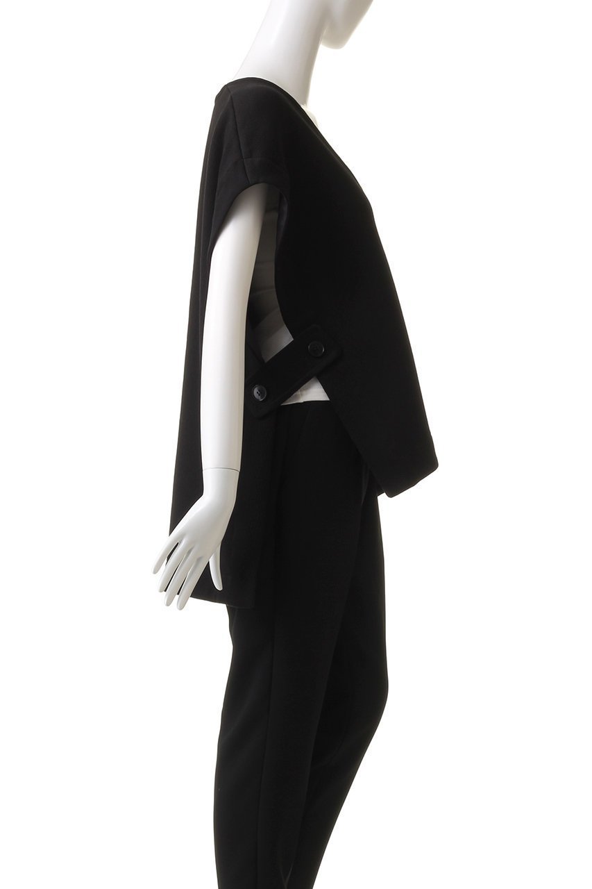 【プレインピープル/PLAIN PEOPLE】のダンボールニットVネックベスト 人気、トレンドファッション・服の通販 founy(ファニー) 　ファッション　Fashion　レディースファッション　Fashion for Women　アウター　Coat / Outerwear Collection　トップス・カットソー　Cut & Sew Tops　ニット　Knit Tops & Sweaters　シャツ・ブラウス・オフィスカジュアル　Elegant Blouses & Button-Ups　ロングTシャツ・Tシャツ　Longline T-Shirts & Tees　ベスト&ジレ / 重ね着スタイル　Vests & Gilets　カットソー・ベーシックTシャツ　Cut-and-Sewn Tops / Stretch Tees & Basics　Vネックトップス　V-Neck Tops / V-Cut Neckline Shirts　ショート　Short, Short Length　スウェット / スエット　Sweatshirt, Sweatwear　スリーブ　Sleeve, Long Sleeve / Short Sleeve　バランス　Balance, Style Balance　フロント　Front, Front Design　ベスト　Vest, Waistcoat　other-3|ID: prp329100004607149 ipo3291000000032886061