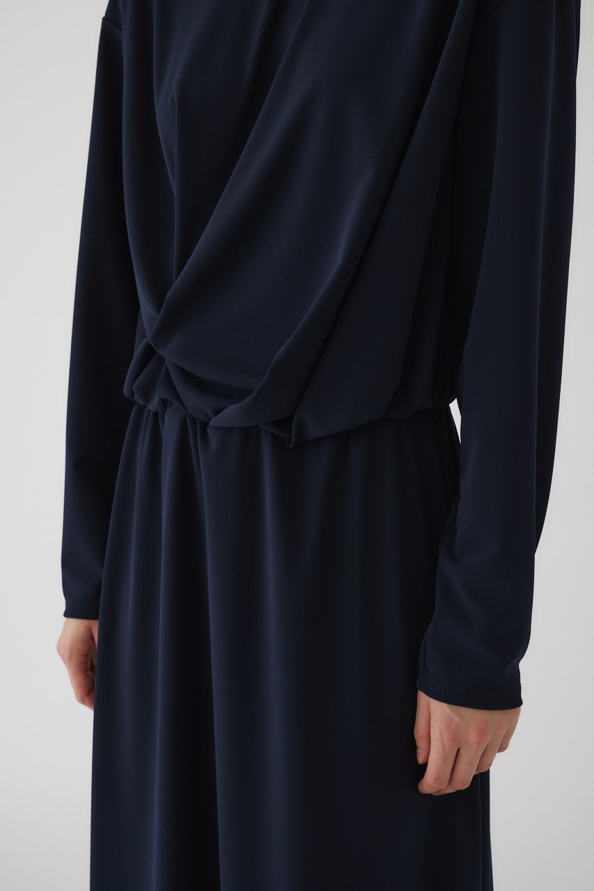 【リムアーク/RIM.ARK】のAsymmetry drape dress/ドレス・ワンピース 人気、トレンドファッション・服の通販 founy(ファニー) 　ファッション　Fashion　レディースファッション　Fashion for Women　ワンピース　Dresses　フォーマル・パーティードレス・結婚式用ドレス　Elegant & Casual Dresses　チュニック　Tunic Tops & Dresses　アクセサリー　Fashion Accessories　チュニック　Tunic, Long Top　ドレス　Dress, One-Piece　ドレープ　Drape, Draping Fabric　リラックス　Relax, Relaxed Fit　ロング　Long, Long-Length　エレガント 上品　Elegant　夏　Summer　other-7|ID: prp329100004607152 ipo3291000000032886143
