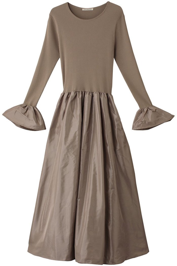 【デザイン ワークス/DESIGN WORKS】のリブコットンコンビワンピース インテリア・キッズ・メンズ・レディースファッション・服の通販 founy(ファニー) https://founy.com/ ファッション Fashion レディースファッション Fashion for Women ワンピース Dresses チュニック Tunic Tops & Dresses シューズ Shoes, Footwear シンプル Simple, Minimal チュニック Tunic, Long Top パーティ Party, Party Style フィット Fit, Slim Fit フォルム Silhouette, Form フレア Flare, Flared ロング Long, Long-Length |ID: prp329100004607156 ipo3291000000036186348