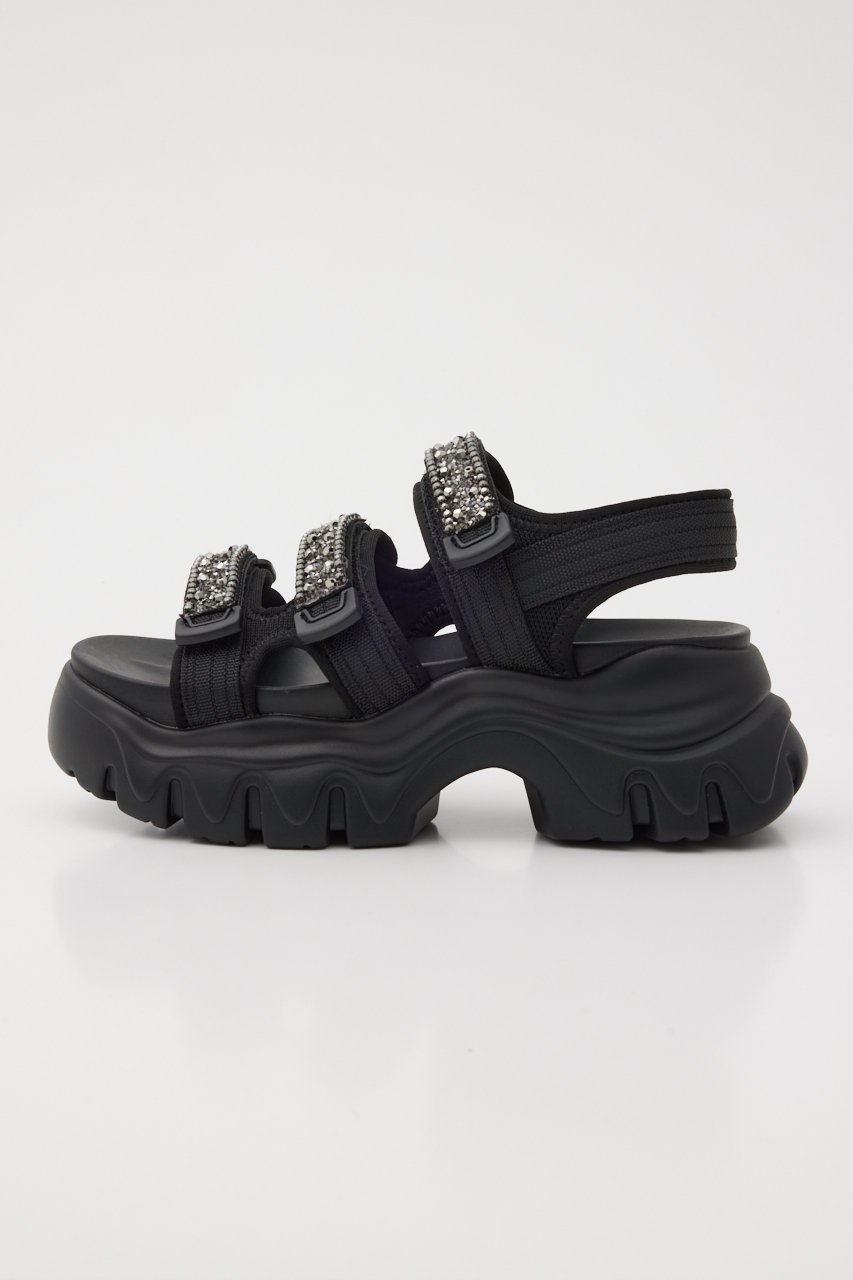 【スタッカート/STACCATO】のパラグポンプスポーティーサンダル 人気、トレンドファッション・服の通販 founy(ファニー) 　ファッション　Fashion　レディースファッション　Fashion for Women　サンダル　Sandals, Summer Shoes　ストーン　Stone, Gem-Like　トリプル　Triple, Three Layers　厚底　Platform Shoes　 other-1|ID: prp329100004607164 ipo3291000000034940438