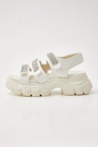 【スタッカート/STACCATO】のパラグポンプスポーティーサンダル 人気、トレンドファッション・服の通販 founy(ファニー) ファッション Fashion レディースファッション Fashion for Women サンダル Sandals, Summer Shoes ストーン Stone, Gem-Like トリプル Triple, Three Layers 厚底 Platform Shoes thumbnail ホワイト|ID: prp329100004607164 ipo3291000000034940440