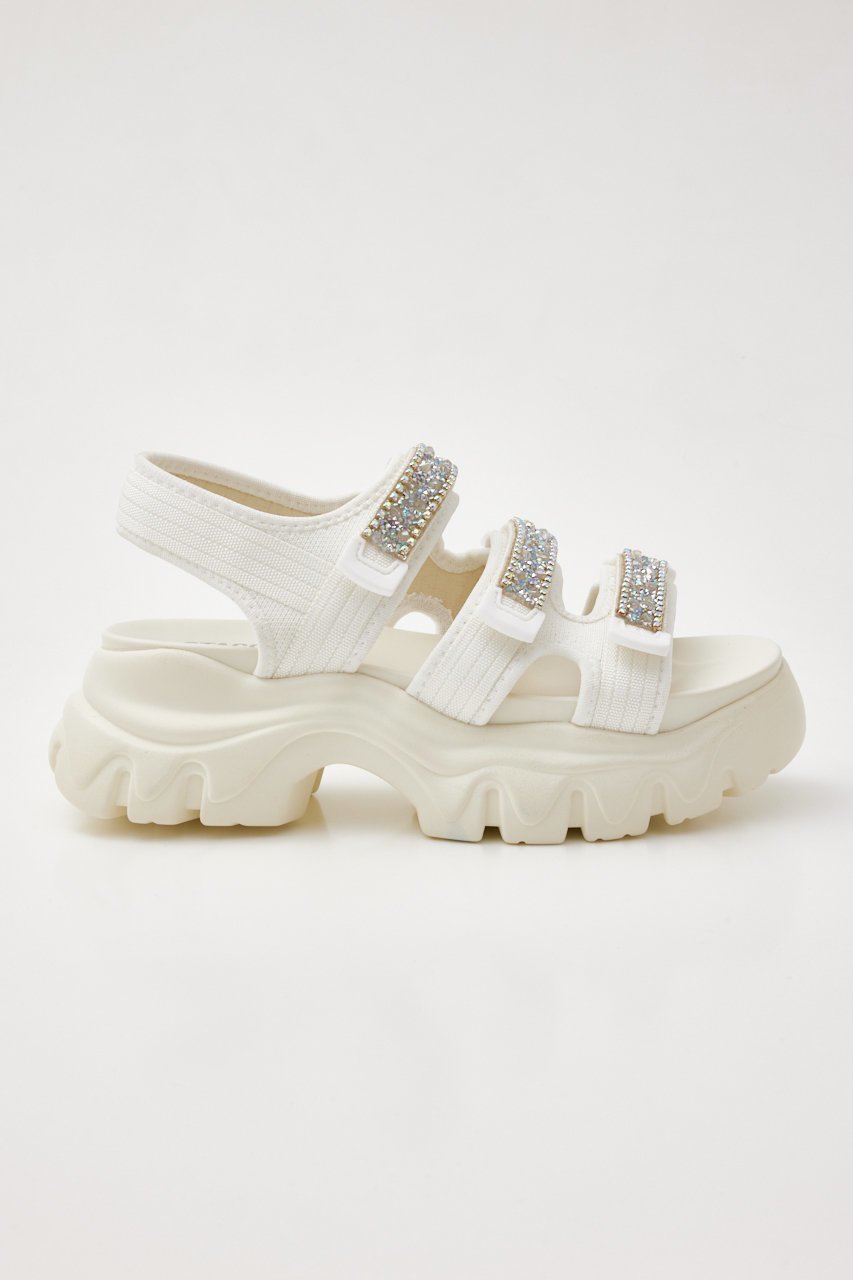 【スタッカート/STACCATO】のパラグポンプスポーティーサンダル 人気、トレンドファッション・服の通販 founy(ファニー) 　ファッション　Fashion　レディースファッション　Fashion for Women　サンダル　Sandals, Summer Shoes　ストーン　Stone, Gem-Like　トリプル　Triple, Three Layers　厚底　Platform Shoes　other-4|ID: prp329100004607164 ipo3291000000034940443