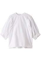 【マルティニーク/martinique】のコンビパフスリーブプルオーバー 人気、トレンドファッション・服の通販 founy(ファニー) ファッション Fashion レディースファッション Fashion for Women トップス・カットソー Cut & Sew Tops シャツ・ブラウス・オフィスカジュアル Elegant Blouses & Button-Ups ロングTシャツ・Tシャツ Longline T-Shirts & Tees カジュアルプルオーバー・ニットトップス Pullovers & Knit Tops / Casual Pullovers カットソー・ベーシックTシャツ Cut-and-Sewn Tops / Stretch Tees & Basics ギャザー Gathered, Ruffled ショート Short, Short Length シンプル Simple, Minimal スリーブ Sleeve, Long Sleeve / Short Sleeve ハーフ Half, Half-Length ファブリック Fabric, Textile ボトム Bottoms, Lower Wear 再入荷 Restock / Back in Stock thumbnail ホワイト|ID: prp329100004607165 ipo3291000000035041164