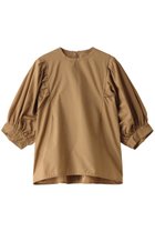 【マルティニーク/martinique】のコンビパフスリーブプルオーバー 人気、トレンドファッション・服の通販 founy(ファニー) ファッション Fashion レディースファッション Fashion for Women トップス・カットソー Cut & Sew Tops シャツ・ブラウス・オフィスカジュアル Elegant Blouses & Button-Ups ロングTシャツ・Tシャツ Longline T-Shirts & Tees カジュアルプルオーバー・ニットトップス Pullovers & Knit Tops / Casual Pullovers カットソー・ベーシックTシャツ Cut-and-Sewn Tops / Stretch Tees & Basics ギャザー Gathered, Ruffled ショート Short, Short Length シンプル Simple, Minimal スリーブ Sleeve, Long Sleeve / Short Sleeve ハーフ Half, Half-Length ファブリック Fabric, Textile ボトム Bottoms, Lower Wear 再入荷 Restock / Back in Stock thumbnail ベージュ|ID: prp329100004607165 ipo3291000000035041165