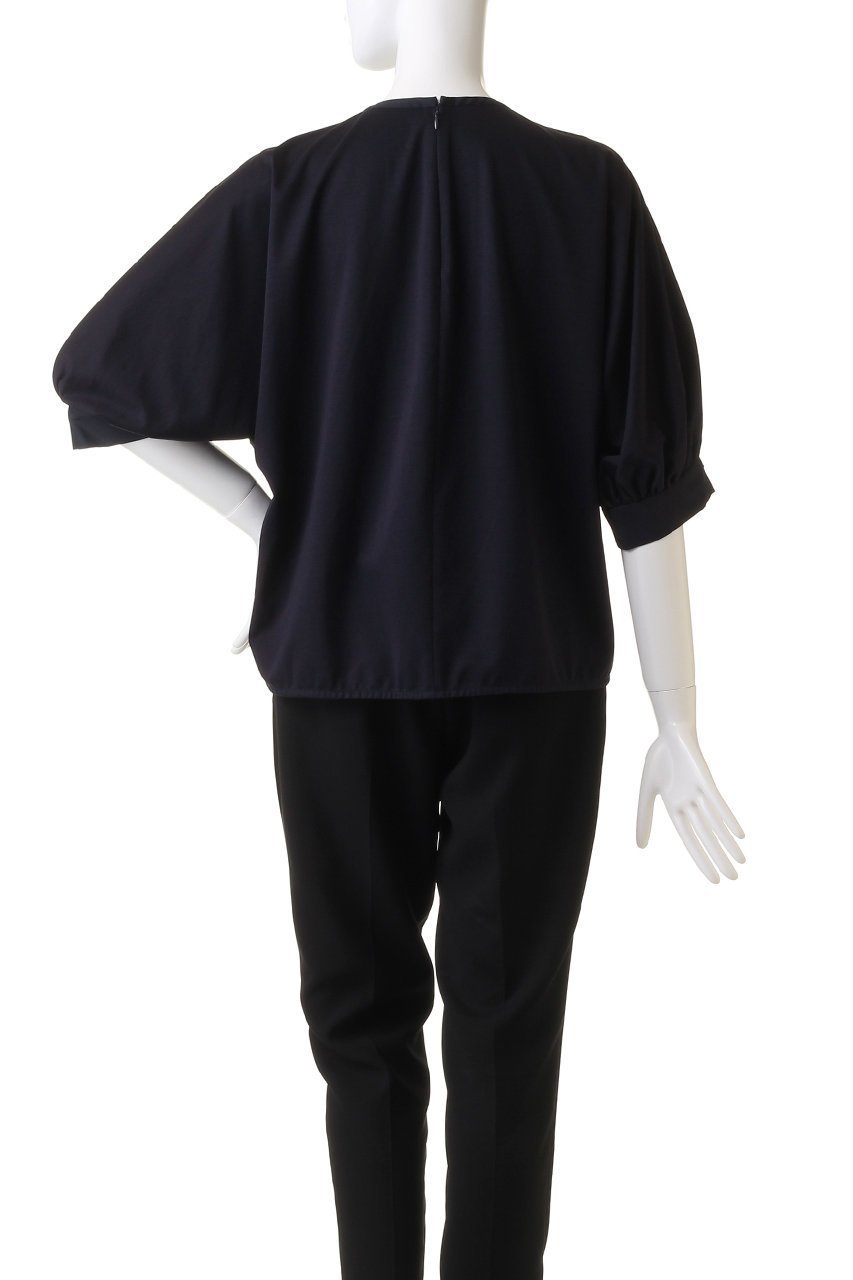 【マルティニーク/martinique】のコンビパフスリーブプルオーバー 人気、トレンドファッション・服の通販 founy(ファニー) 　ファッション　Fashion　レディースファッション　Fashion for Women　トップス・カットソー　Cut & Sew Tops　シャツ・ブラウス・オフィスカジュアル　Elegant Blouses & Button-Ups　ロングTシャツ・Tシャツ　Longline T-Shirts & Tees　カジュアルプルオーバー・ニットトップス　Pullovers & Knit Tops / Casual Pullovers　カットソー・ベーシックTシャツ　Cut-and-Sewn Tops / Stretch Tees & Basics　ギャザー　Gathered, Ruffled　ショート　Short, Short Length　シンプル　Simple, Minimal　スリーブ　Sleeve, Long Sleeve / Short Sleeve　ハーフ　Half, Half-Length　ファブリック　Fabric, Textile　ボトム　Bottoms, Lower Wear　再入荷　Restock / Back in Stock　other-4|ID: prp329100004607165 ipo3291000000035041170