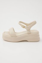 【スタッカート/STACCATO】のパフィーバウムライクソールサンダル 人気、トレンドファッション・服の通販 founy(ファニー) ファッション Fashion レディースファッション Fashion for Women サンダル Sandals, Summer Shoes フォルム Silhouette, Form 厚底 Platform Shoes thumbnail ホワイト|ID: prp329100004607166 ipo3291000000034940449