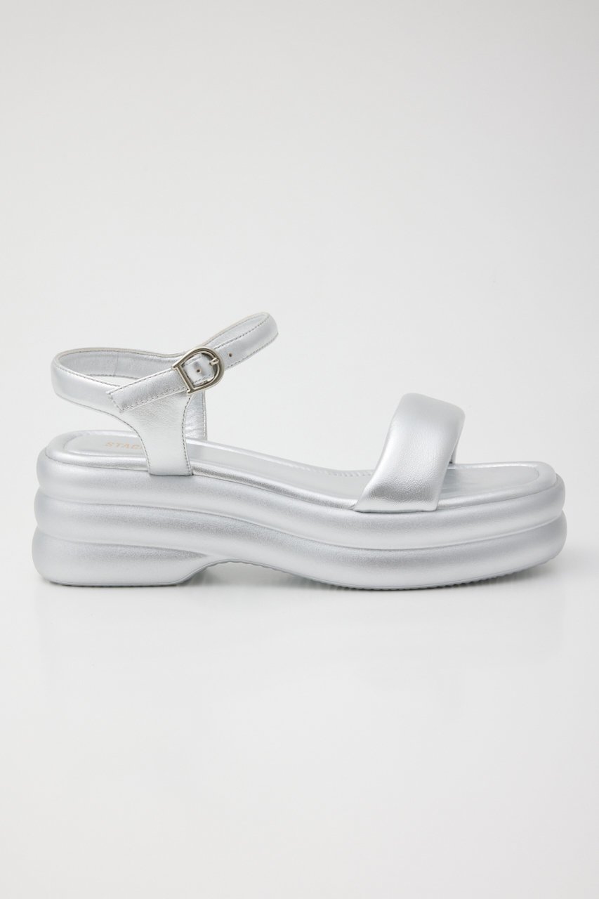 【スタッカート/STACCATO】のパフィーバウムライクソールサンダル 人気、トレンドファッション・服の通販 founy(ファニー) 　ファッション　Fashion　レディースファッション　Fashion for Women　サンダル　Sandals, Summer Shoes　フォルム　Silhouette, Form　厚底　Platform Shoes　other-4|ID: prp329100004607166 ipo3291000000034940453