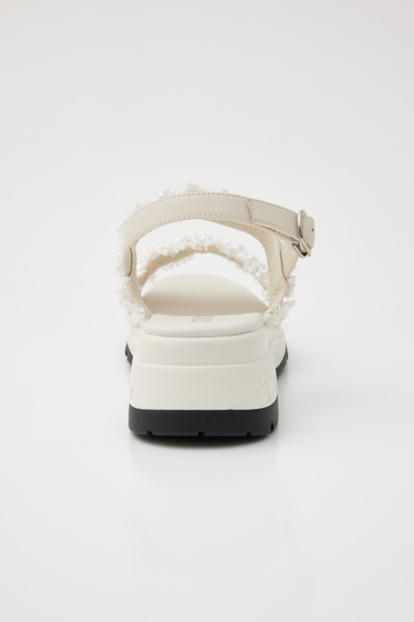 【スタッカート/STACCATO】のツイードパールデコWベルトスポーツサンダル 人気、トレンドファッション・服の通販 founy(ファニー) 　ファッション　Fashion　レディースファッション　Fashion for Women　ベルト&ウエストマーク　Belts & Waist Accessories　スポーツウェア　Functional & Stylish Sportswear　サンダル&ミュール　Sandals & Mules　サマー　Summer, Summer Style　サンダル　Sandals, Summer Shoes　スポーツ　Sports, Activewear　スマート　Smart, Elegant　ツイード　Twill, Twill Weave　パール　Pearl, Pearl Accent　フォルム　Silhouette, Form　ミドル　Middle Length, Mid Height　今季　This Season, Current Season　夏　Summer　定番　Standard, Basic Item　other-5|ID: prp329100004607169 ipo3291000000034940464