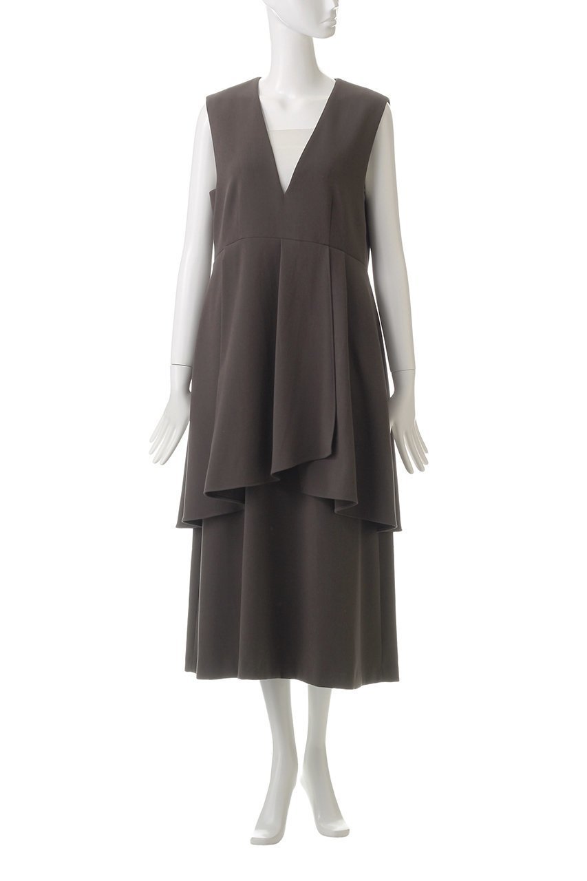 【アドーア/ADORE】のソフトダブルクロスワンピース 人気、トレンドファッション・服の通販 founy(ファニー) 　ファッション　Fashion　レディースファッション　Fashion for Women　ワンピース　Dresses　チュニック　Tunic Tops & Dresses　エレガント 上品　Elegant　コンパクト　Compact, Small Size　チュニック　Tunic, Long Top　ドレス　Dress, One-Piece　ロング　Long, Long-Length　other-2|ID: prp329100004607170 ipo3291000000032886563