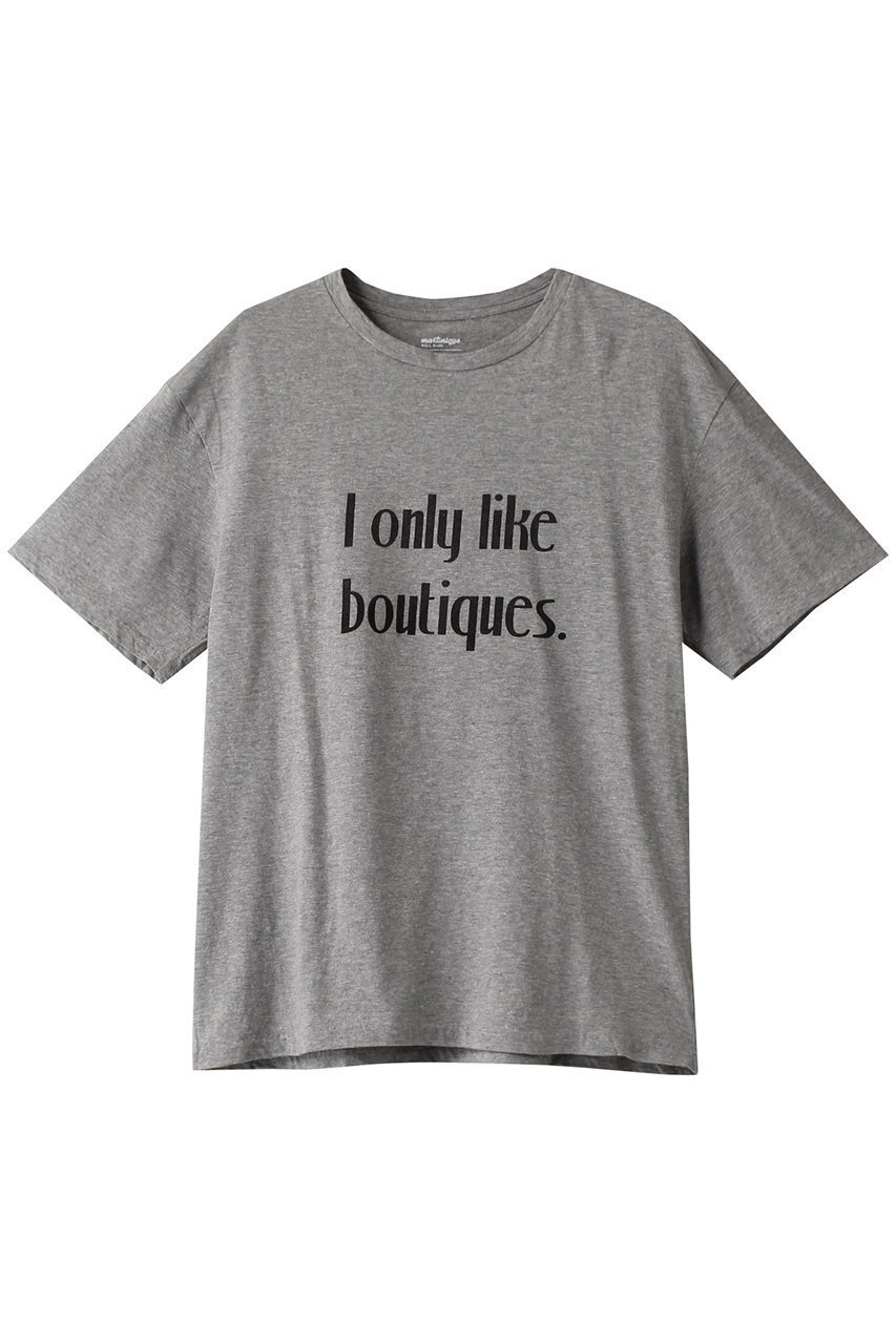 【マルティニーク/martinique】のプリントTシャツ インテリア・キッズ・メンズ・レディースファッション・服の通販 founy(ファニー) 　ファッション　Fashion　レディースファッション　Fashion for Women　トップス・カットソー　Cut & Sew Tops　シャツ・ブラウス・オフィスカジュアル　Elegant Blouses & Button-Ups　ロングTシャツ・Tシャツ　Longline T-Shirts & Tees　カットソー・ベーシックTシャツ　Cut-and-Sewn Tops / Stretch Tees & Basics　おすすめ　Recommended / Our Picks　ショート　Short, Short Length　ジャケット　Jacket, Outerwear　スリーブ　Sleeve, Long Sleeve / Short Sleeve　プリント　Print, Printed Pattern　定番　Standard, Basic Item　グレー|ID: prp329100004607171 ipo3291000000032886571