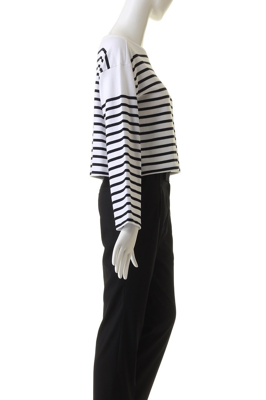 【マルティニーク/martinique】のArmor-lux クロップドロングスリーブカットソー 人気、トレンドファッション・服の通販 founy(ファニー) 　ファッション　Fashion　レディースファッション　Fashion for Women　トップス・カットソー　Cut & Sew Tops　シャツ・ブラウス・オフィスカジュアル　Elegant Blouses & Button-Ups　ロングTシャツ・Tシャツ　Longline T-Shirts & Tees　カットソー・ベーシックTシャツ　Cut-and-Sewn Tops / Stretch Tees & Basics　カットソー　Cut and Sewn Top　クロップド　Cropped, Short Length　スリーブ　Sleeve, Long Sleeve / Short Sleeve　トレンド　Trend, Trending Now　フランス　France, French　ボーダー　Border, Stripe　ロング　Long, Long-Length　ワーク　Workwear, Utility Style　長袖　Long Sleeve, Full Sleeve　other-3|ID: prp329100004607176 ipo3291000000032886683