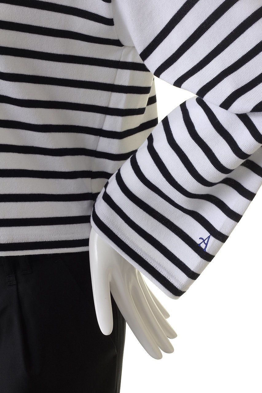 【マルティニーク/martinique】のArmor-lux クロップドロングスリーブカットソー 人気、トレンドファッション・服の通販 founy(ファニー) 　ファッション　Fashion　レディースファッション　Fashion for Women　トップス・カットソー　Cut & Sew Tops　シャツ・ブラウス・オフィスカジュアル　Elegant Blouses & Button-Ups　ロングTシャツ・Tシャツ　Longline T-Shirts & Tees　カットソー・ベーシックTシャツ　Cut-and-Sewn Tops / Stretch Tees & Basics　カットソー　Cut and Sewn Top　クロップド　Cropped, Short Length　スリーブ　Sleeve, Long Sleeve / Short Sleeve　トレンド　Trend, Trending Now　フランス　France, French　ボーダー　Border, Stripe　ロング　Long, Long-Length　ワーク　Workwear, Utility Style　長袖　Long Sleeve, Full Sleeve　other-6|ID: prp329100004607176 ipo3291000000032886697