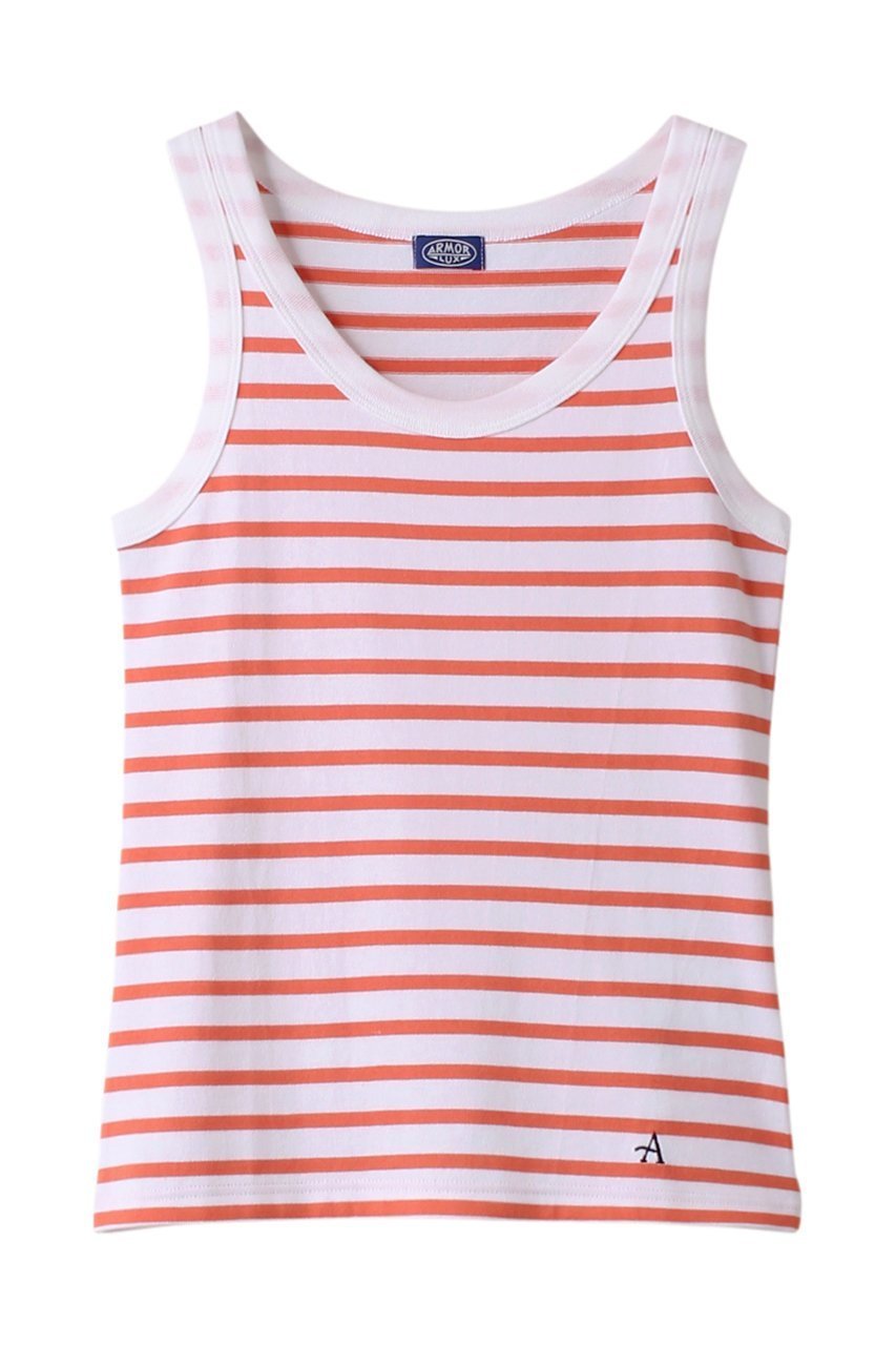 【マルティニーク/martinique】のArmor-luxタンクトップ インテリア・キッズ・メンズ・レディースファッション・服の通販 founy(ファニー) 　ファッション　Fashion　レディースファッション　Fashion for Women　トップス・カットソー　Cut & Sew Tops　キャミソール&ノースリーブ　Camisoles & Sleeveless Tops　シャツ・ブラウス・オフィスカジュアル　Elegant Blouses & Button-Ups　ロングTシャツ・Tシャツ　Longline T-Shirts & Tees　カットソー・ベーシックTシャツ　Cut-and-Sewn Tops / Stretch Tees & Basics　インナー　Innerwear　キャミソール　Camisole, Spaghetti Strap Top　スタンダード　Standard, Basic　タンク　Tank Top, Sleeveless Top　フィット　Fit, Slim Fit　ベーシック　Basic, Essential　オレンジ|ID: prp329100004607179 ipo3291000000032886750