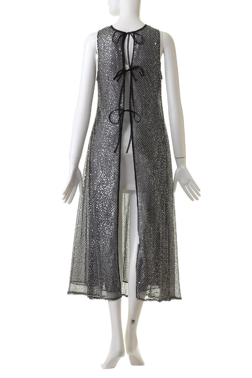【メゾンスペシャル/MAISON SPECIAL】のSequins Maxidresses/スパンコールマキシワンピース 人気、トレンドファッション・服の通販 founy(ファニー) 　ファッション　Fashion　レディースファッション　Fashion for Women　ワンピース　Dresses　フォーマル・パーティードレス・結婚式用ドレス　Elegant & Casual Dresses　チュニック　Tunic Tops & Dresses　マキシ丈ワンピース・ロングドレス　Maxi Dresses / Long One-Pieces　スパンコール　Sequins, Sequin Embellishment　チュニック　Tunic, Long Top　チュール　Tulip, Tulip Motif　マキシ　Maxi, Full Length　リボン　Ribbon, Bow　ロング　Long, Long-Length　夏　Summer　羽織　Haori, Light Jacket　軽量　Lightweight, Ultra Light　other-4|ID: prp329100004607185 ipo3291000000032886902