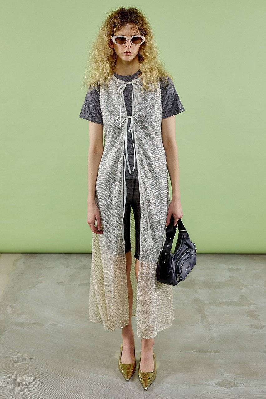 【メゾンスペシャル/MAISON SPECIAL】のSequins Maxidresses/スパンコールマキシワンピース 人気、トレンドファッション・服の通販 founy(ファニー) 　ファッション　Fashion　レディースファッション　Fashion for Women　ワンピース　Dresses　フォーマル・パーティードレス・結婚式用ドレス　Elegant & Casual Dresses　チュニック　Tunic Tops & Dresses　マキシ丈ワンピース・ロングドレス　Maxi Dresses / Long One-Pieces　スパンコール　Sequins, Sequin Embellishment　チュニック　Tunic, Long Top　チュール　Tulip, Tulip Motif　マキシ　Maxi, Full Length　リボン　Ribbon, Bow　ロング　Long, Long-Length　夏　Summer　羽織　Haori, Light Jacket　軽量　Lightweight, Ultra Light　other-7|ID: prp329100004607185 ipo3291000000032886919