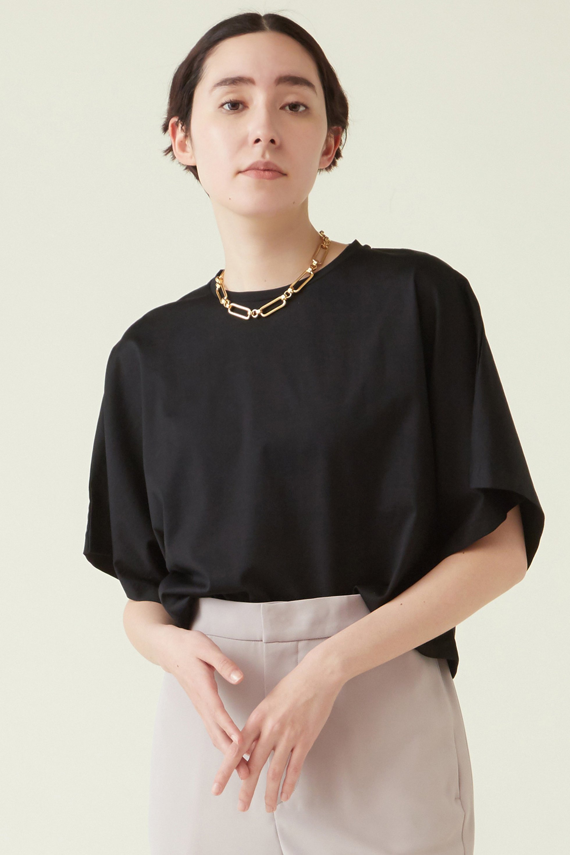 【マルティニーク/martinique】のフレアスリーブT インテリア・キッズ・メンズ・レディースファッション・服の通販 founy(ファニー) 　ファッション　Fashion　レディースファッション　Fashion for Women　トップス・カットソー　Cut & Sew Tops　シャツ・ブラウス・オフィスカジュアル　Elegant Blouses & Button-Ups　ロングTシャツ・Tシャツ　Longline T-Shirts & Tees　カットソー・ベーシックTシャツ　Cut-and-Sewn Tops / Stretch Tees & Basics　ショート　Short, Short Length　シンプル　Simple, Minimal　スリーブ　Sleeve, Long Sleeve / Short Sleeve　バランス　Balance, Style Balance　フレア　Flare, Flared　ボトム　Bottoms, Lower Wear　夏　Summer　定番　Standard, Basic Item　ブラック|ID: prp329100004607190 ipo3291000000032887047