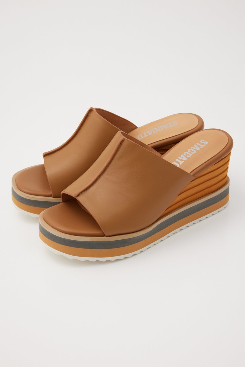 【スタッカート/STACCATO】のロワールステップウェッジヒールミュール 人気、トレンドファッション・服の通販 founy(ファニー) 　ファッション　Fashion　レディースファッション　Fashion for Women　おすすめ　Recommended / Our Picks　サンダル　Sandals, Summer Shoes　トレンド　Trend, Trending Now　軽量　Lightweight, Ultra Light　other-2|ID: prp329100004607201 ipo3291000000035944081