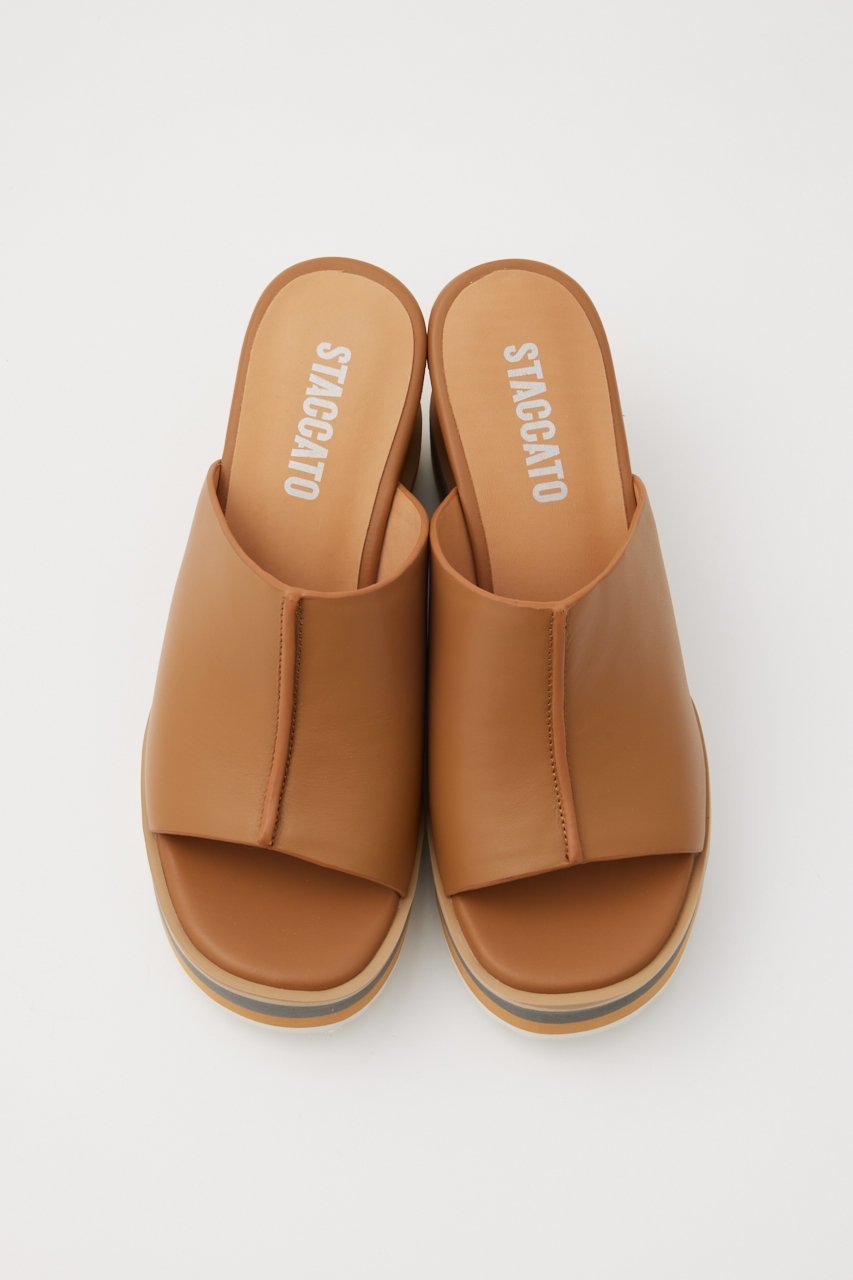 【スタッカート/STACCATO】のロワールステップウェッジヒールミュール 人気、トレンドファッション・服の通販 founy(ファニー) 　ファッション　Fashion　レディースファッション　Fashion for Women　おすすめ　Recommended / Our Picks　サンダル　Sandals, Summer Shoes　トレンド　Trend, Trending Now　軽量　Lightweight, Ultra Light　other-3|ID: prp329100004607201 ipo3291000000035944082