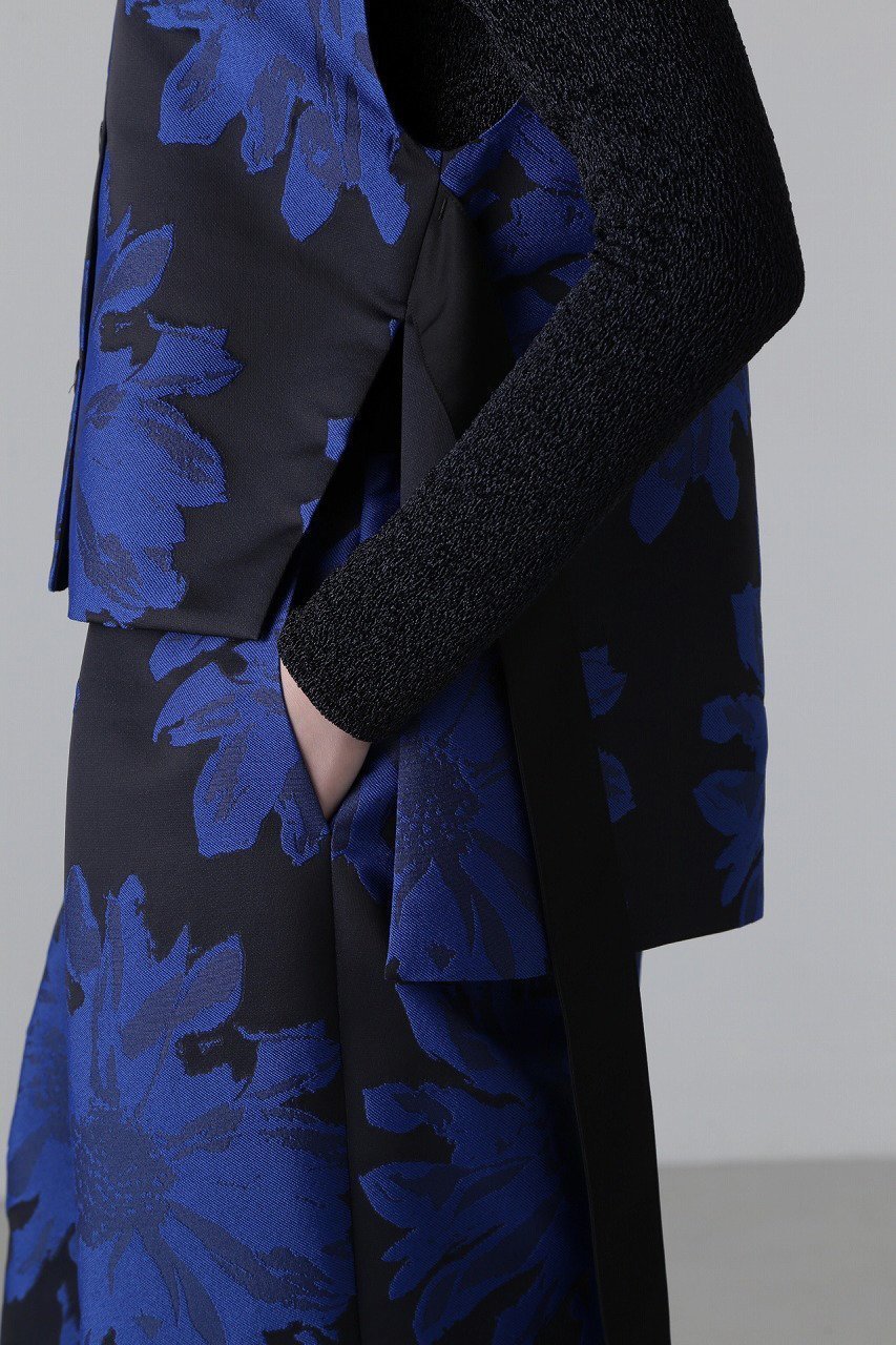 【アドーア/ADORE】のボタニカルジャガードブラウス 人気、トレンドファッション・服の通販 founy(ファニー) 　ファッション　Fashion　レディースファッション　Fashion for Women　トップス・カットソー　Cut & Sew Tops　シャツ・ブラウス・オフィスカジュアル　Elegant Blouses & Button-Ups　ショート　Short, Short Length　ジャカード／ジャガード　Jacquard, Woven Pattern　スリーブ　Sleeve, Long Sleeve / Short Sleeve　セットアップ　Set-Up, Coordinated Outfit　フラワー　Flower, Floral　ボタニカル　Botanical, Floral Pattern　モチーフ　Motif, Design Theme　エレガント 上品　Elegant　再入荷　Restock / Back in Stock　other-6|ID: prp329100004607207 ipo3291000000034989386