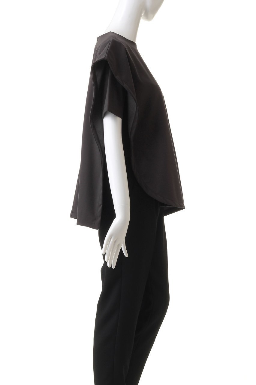 【リムアーク/RIM.ARK】のLayered square cut tops/トップス 人気、トレンドファッション・服の通販 founy(ファニー) 　ファッション　Fashion　レディースファッション　Fashion for Women　トップス・カットソー　Cut & Sew Tops　シャツ・ブラウス・オフィスカジュアル　Elegant Blouses & Button-Ups　ロングTシャツ・Tシャツ　Longline T-Shirts & Tees　カットソー・ベーシックTシャツ　Cut-and-Sewn Tops / Stretch Tees & Basics　カットソー　Cut and Sewn Top　ショート　Short, Short Length　スリーブ　Sleeve, Long Sleeve / Short Sleeve　ドッキング　Docking, Mixed Material　ドレープ　Drape, Draping Fabric　リラックス　Relax, Relaxed Fit　夏　Summer　other-3|ID: prp329100004607216 ipo3291000000032887654